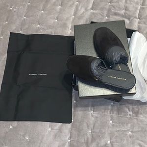 Giuseppe Zanotti Suede Espadrille Slides